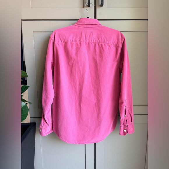 Vintage Y2K Abercrombie & Fitch Oxford Shirt Men’s S Pink Nantucket Red Relaxed - Picture 4 of 16